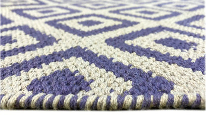 Moderner Kelim - Samak 04 Violet - German Carpet Shop