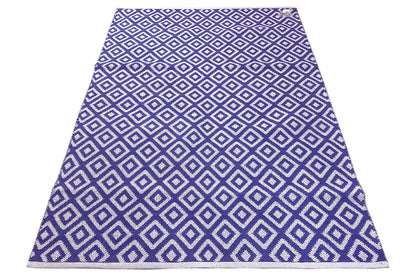 Moderner Kelim - Samak 04 Violet - German Carpet Shop