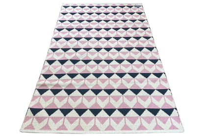 Moderne Kelim - Samak 05 Pink - German Carpet Shop