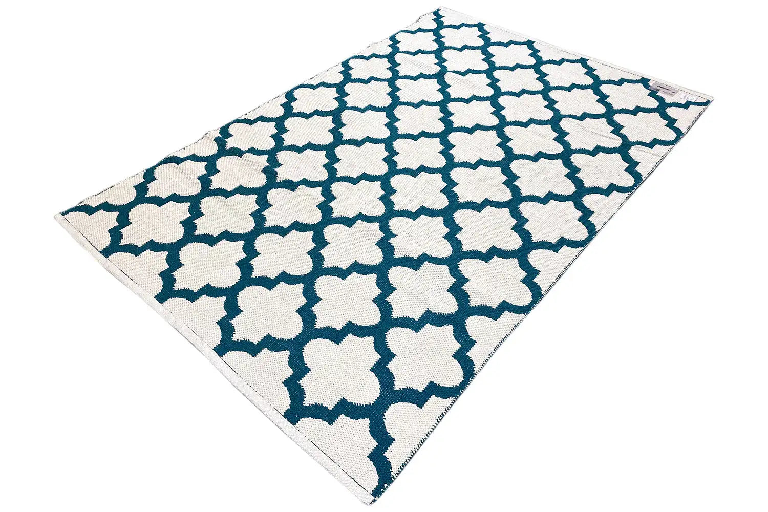 Moderner Kelim - Samak 03 Green - German Carpet Shop