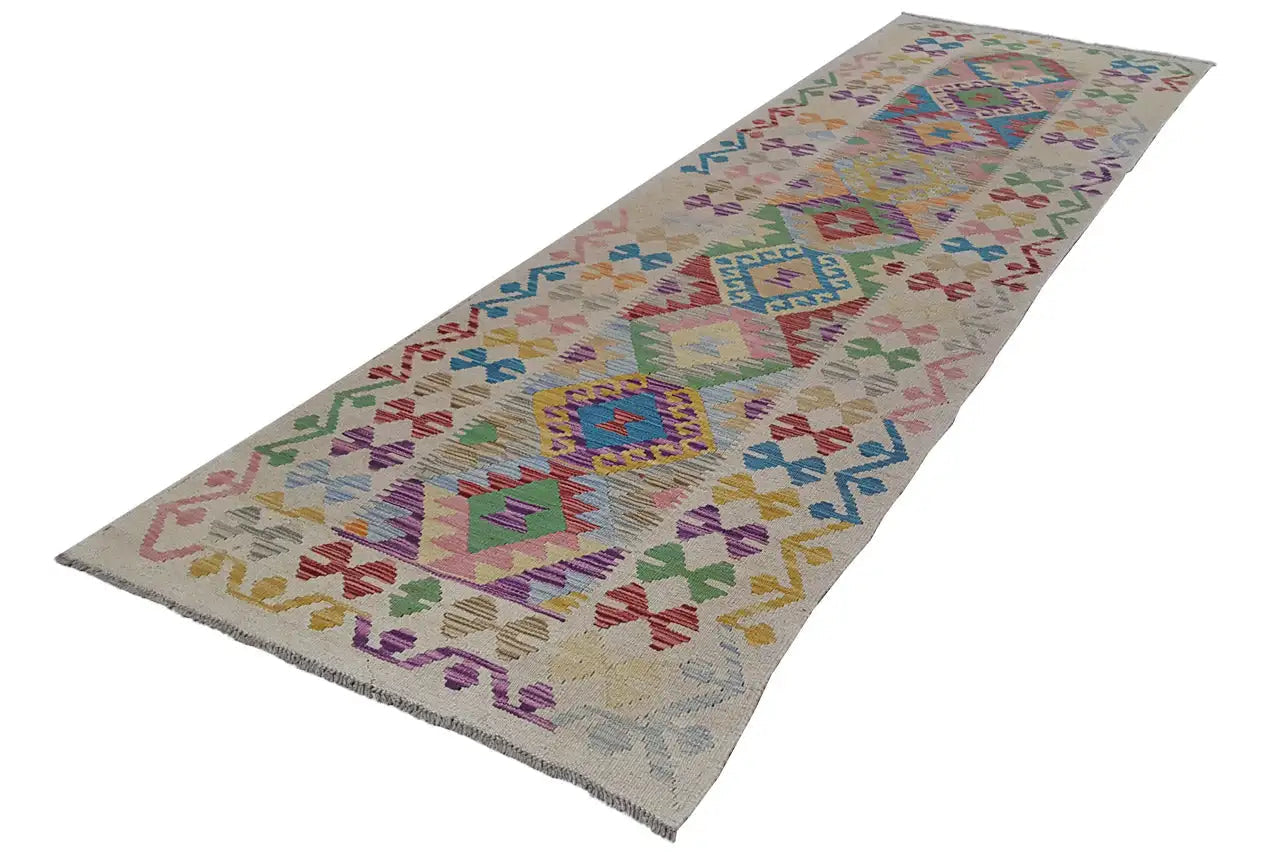  Kelim - Afghan (289x86 cm) - Premium Kelim from German Carpet Shop - Just €189! Shop now at German Carpet Shop