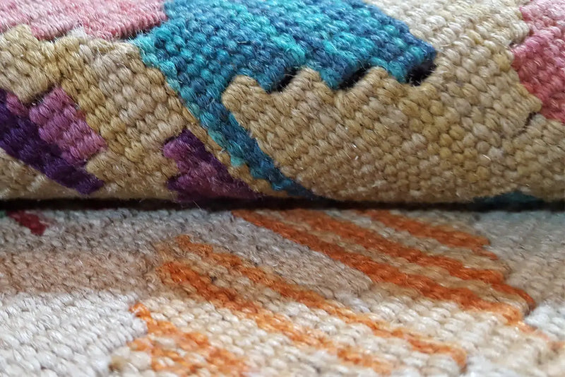 Kelim - Afghan (289x86cm) - German Carpet Shop