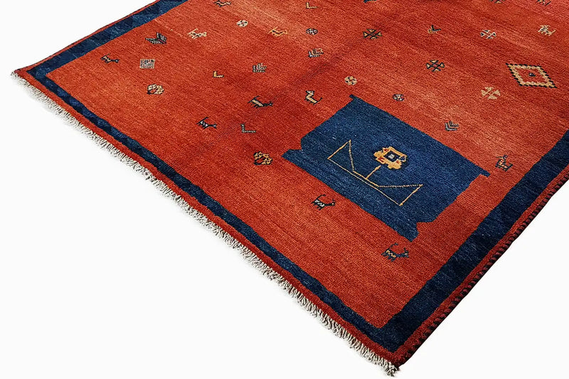 Gabbeh - 400381 (211x150cm) - German Carpet Shop
