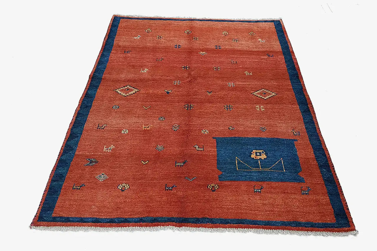 Gabbeh - (211x150 cm) - German Carpet Shop