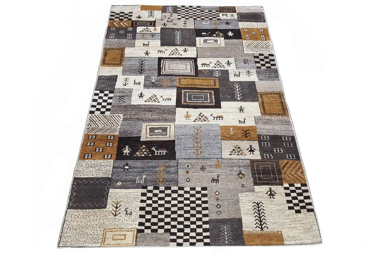 Gabbeh - 200331 (200x120cm) - German Carpet Shop