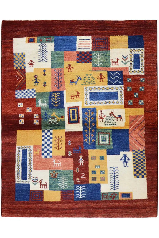 Gabbeh Luri - 3956 (150x119cm) - German Carpet Shop