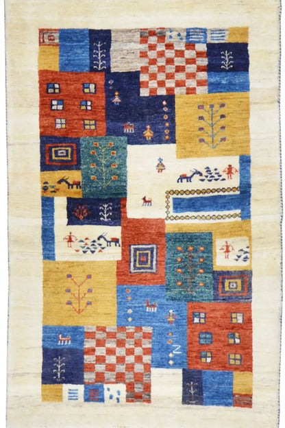 Gabbeh - 603651 (122x80cm) - German Carpet Shop