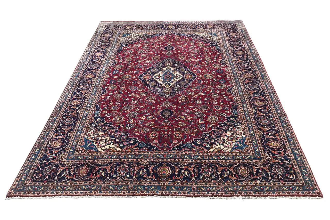  Keshan - Rot (400x288cm) - Premium Teppich from German Carpet Shop - Just €1900! Shop now at German Carpet Shop