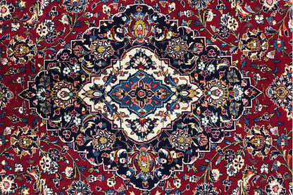 Keshan - Rot (400x288 cm) - German Carpet Shop
