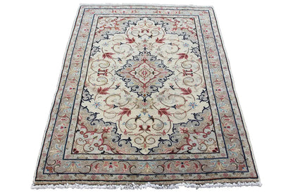 Keshan - Beige (147x102 cm) - German Carpet Shop