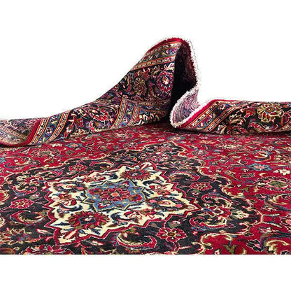 Keshan - Rot (297x201 cm) - German Carpet Shop