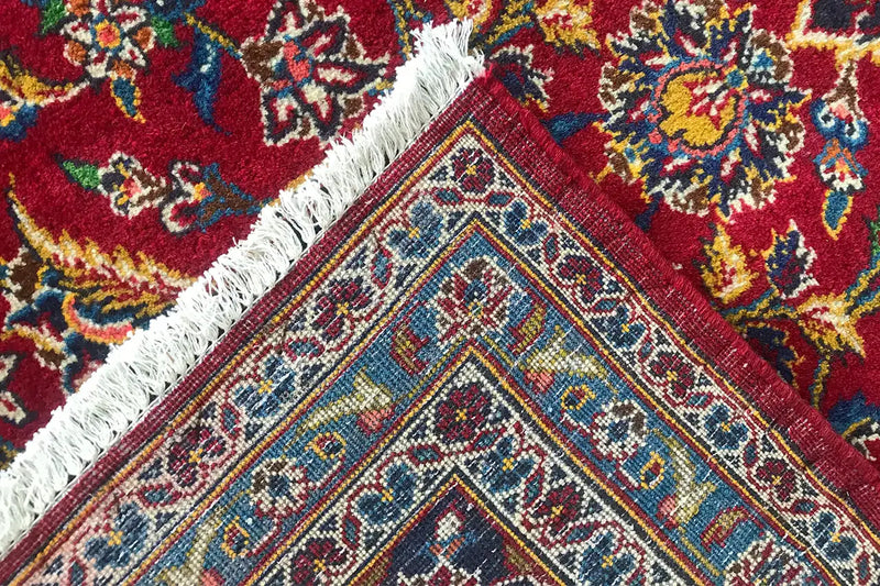 Keshan - Rot (354x253cm) - German Carpet Shop