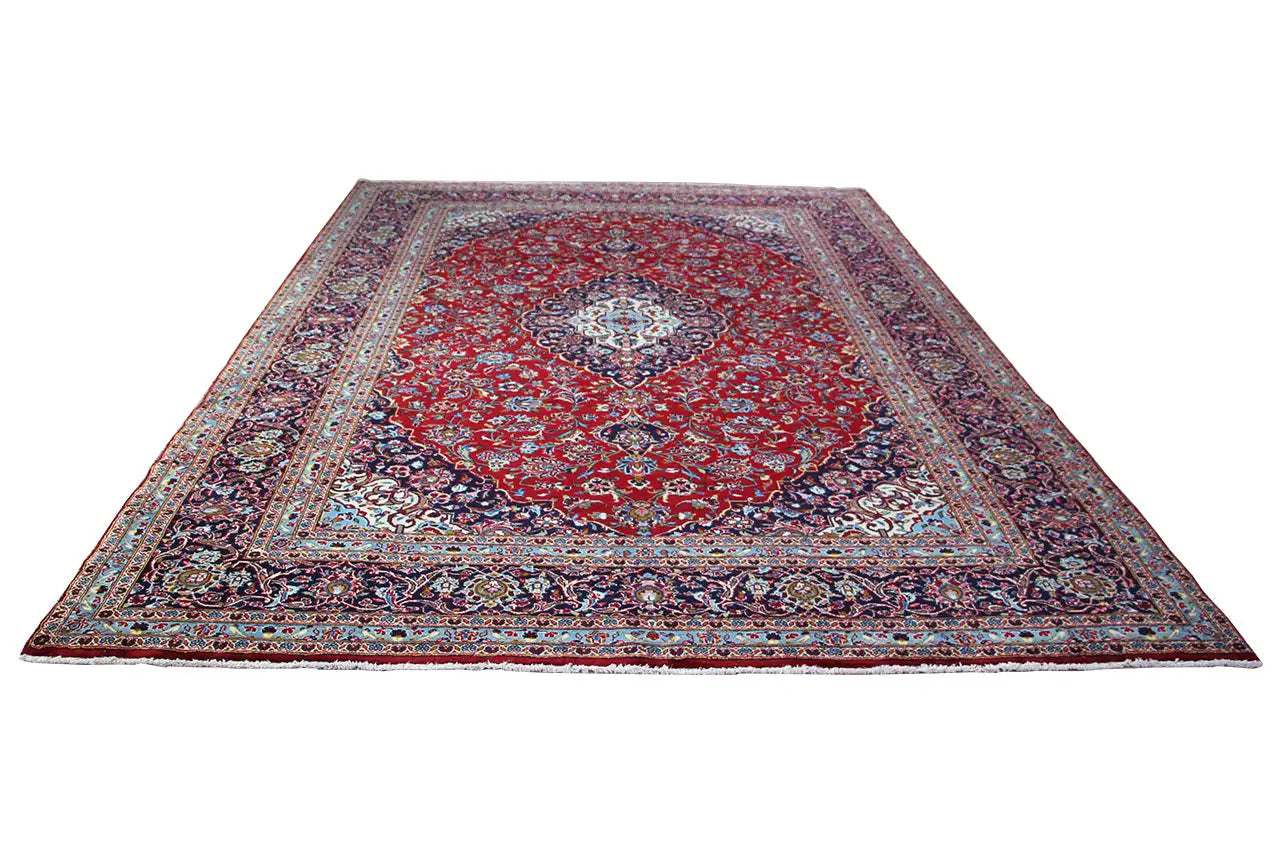 Keshan - Rot (361x250 cm) - German Carpet Shop