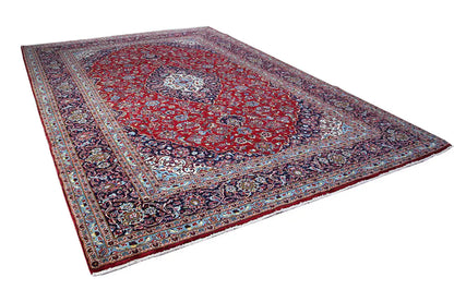 Keshan - Rot (361x250 cm) - German Carpet Shop