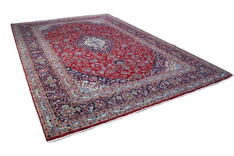 Keshan - Rot (361x250cm) - German Carpet Shop
