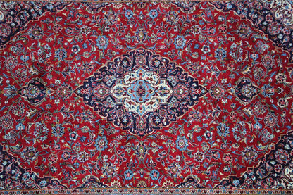 Keshan - Rot (361x250 cm) - German Carpet Shop