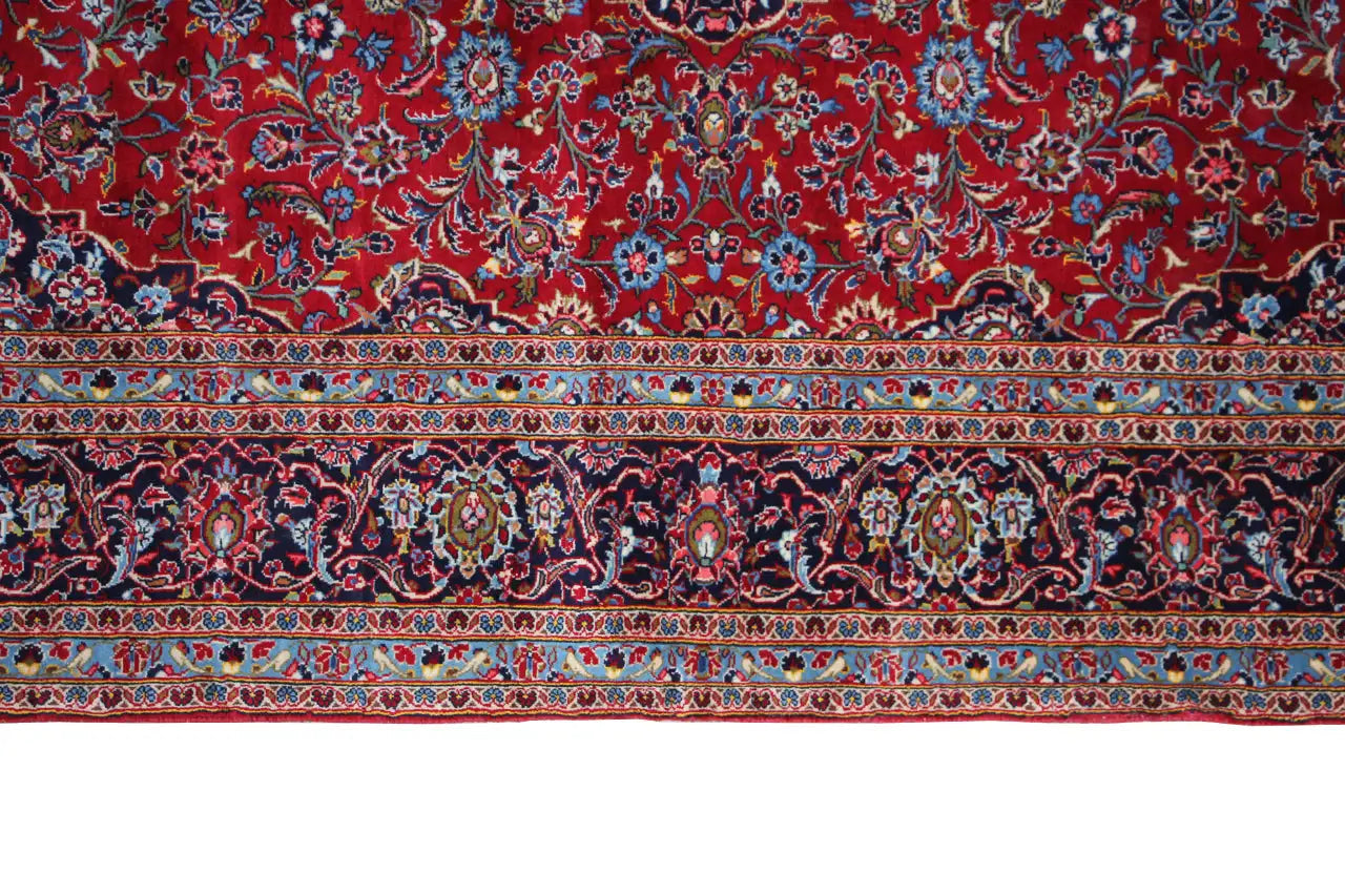 Keshan - Rot (361x250 cm) - German Carpet Shop
