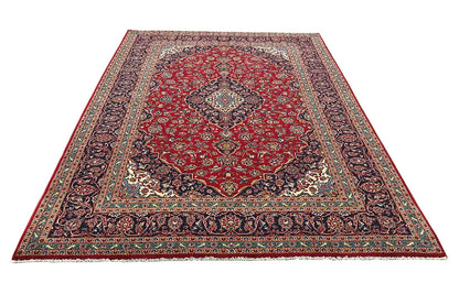 Keshan - Rot (353x247 cm) - German Carpet Shop