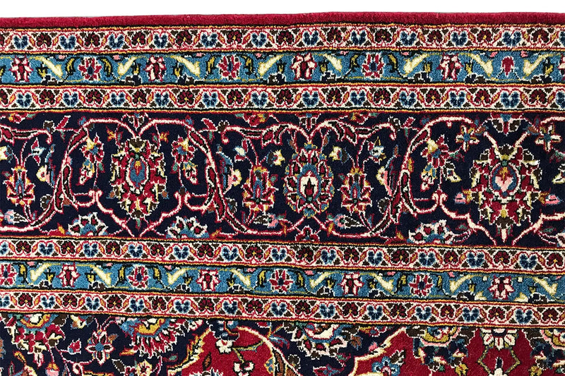 Keshan - Rot (353x247cm) - German Carpet Shop