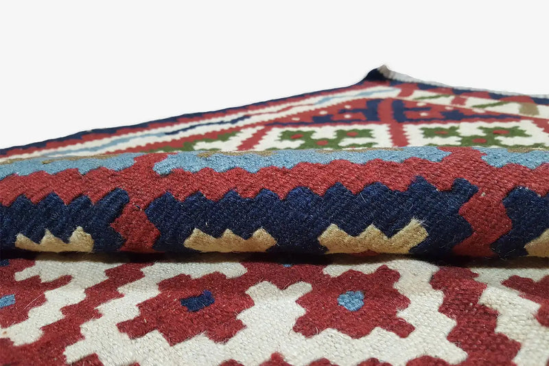 Kilim Qashqai - Multicolor 11PL 145x101cm - German Carpet Shop