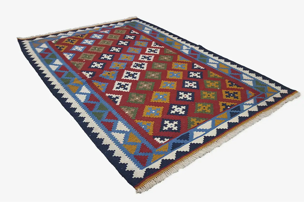 Kilim Qashqai - Multicolor 17PL 154x104 cm - German Carpet Shop