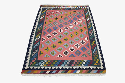 Kilim Qashqai - Multicolor 18PL 153x102 cm - German Carpet Shop