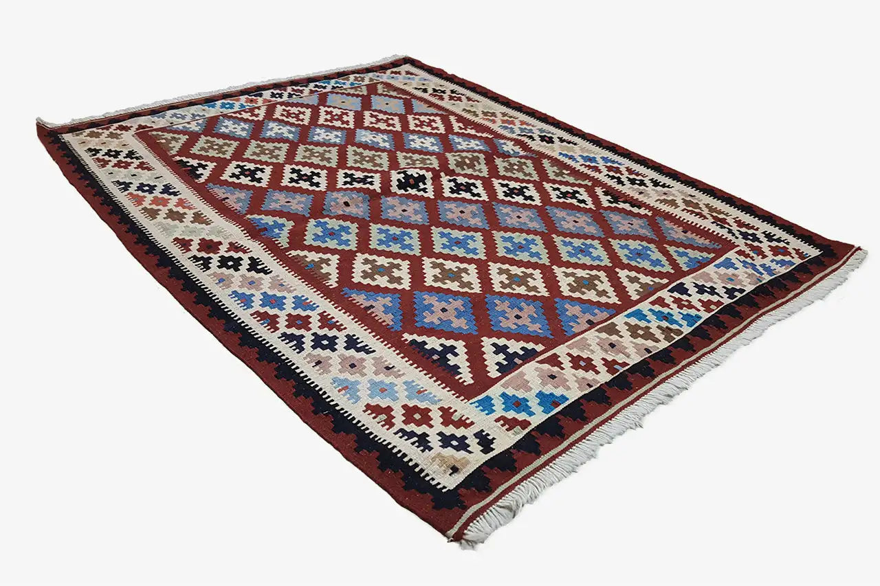 Kilim Qashqai - Multicolor 21PL 151x114 cm - German Carpet Shop