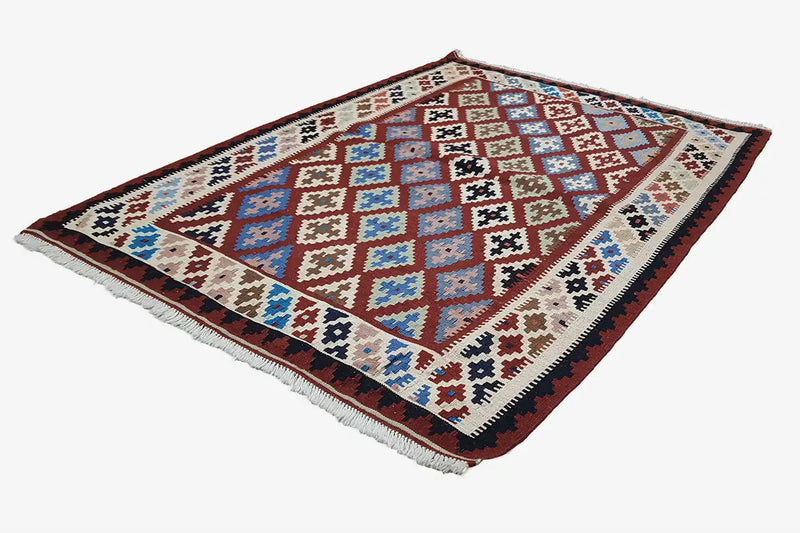 Kilim Qashqai - Multicolor 21PL 151x114cm - German Carpet Shop