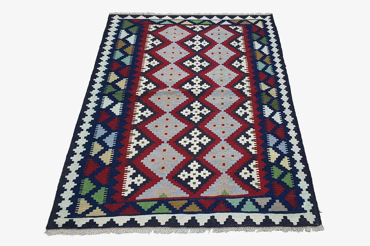 Kilim Qashqai - Multicolor 24PL 148x104 cm - German Carpet Shop