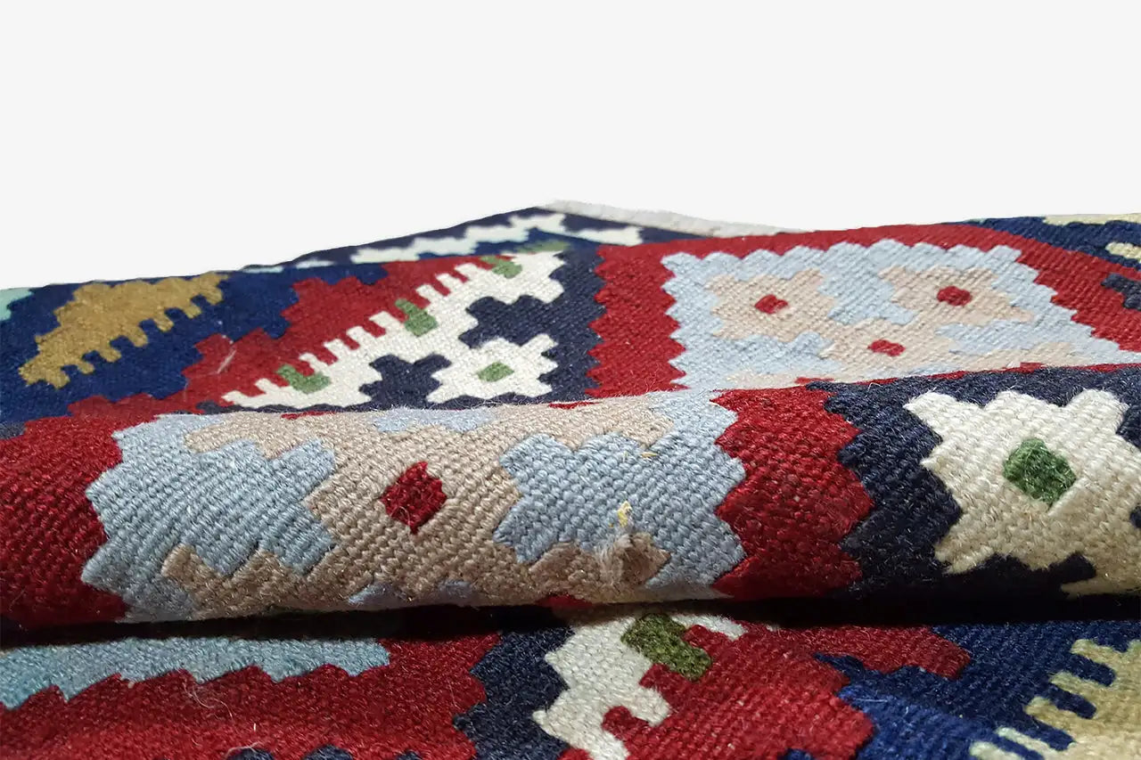 Kilim Qashqai - Multicolor 24PL 148x104 cm - German Carpet Shop