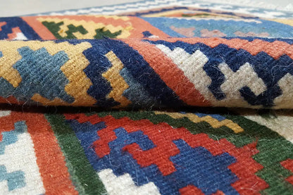  Kilim Qashqai  - 301885 (226x155 cm) - Premium Kelim from German Carpet Shop - Just €350! Shop now at German Carpet Shop