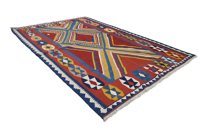 Kilim Qashqai  - 802411 (230x153cm) - German Carpet Shop