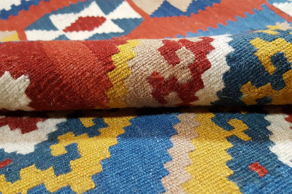  Kilim Qashqai  - 802411 (230x153 cm) - Premium Kelim from German Carpet Shop - Just €349! Shop now at German Carpet Shop