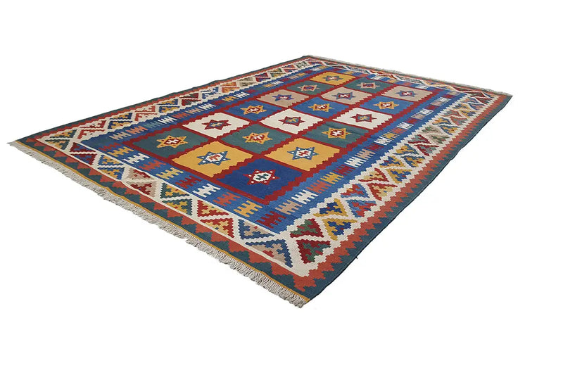 Kilim Qashqai  - 802428 (250x168cm) - German Carpet Shop