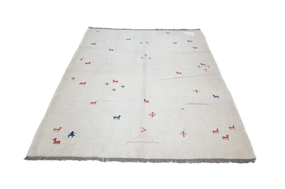 Kilim Qashqai - 13156 (201x158cm) - German Carpet Shop