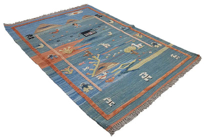  Kilim Qashqai  - 800599 (119x84cm) - Premium Kelim from German Carpet Shop - Just €149! Shop now at German Carpet Shop