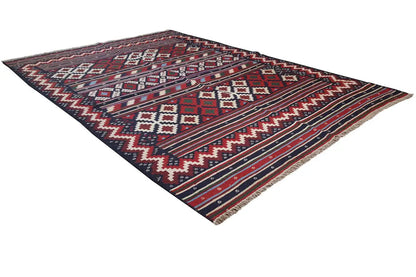  Kilim Sirjan - 905430 (220x151 cm) - Premium Kelim from German Carpet Shop - Just €349! Shop now at German Carpet Shop