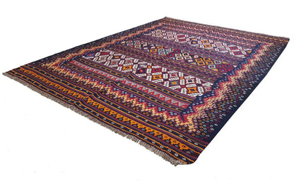  Kilim Sirjan - 905436 (224x162 cm) - Premium Kelim from German Carpet Shop - Just €490! Shop now at German Carpet Shop