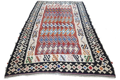 Kilim Qashqai  - 802413 (293x160 cm) - Premium Kelim from German Carpet Shop - Just €490! Shop now at German Carpet Shop