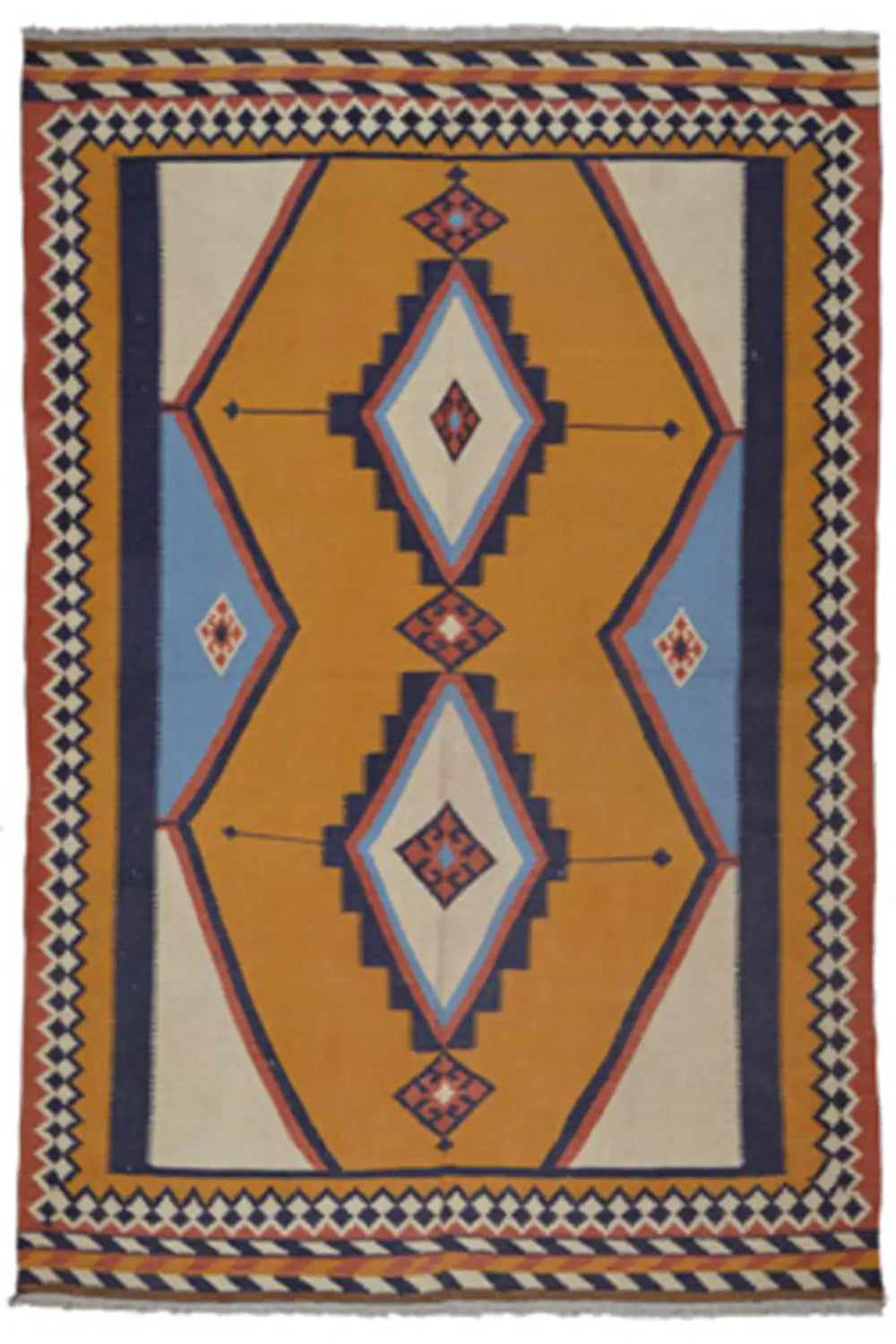  Kilim Qashqai  - 802426 (238x160 cm) - Premium Kelim from German Carpet Shop - Just €359! Shop now at German Carpet Shop