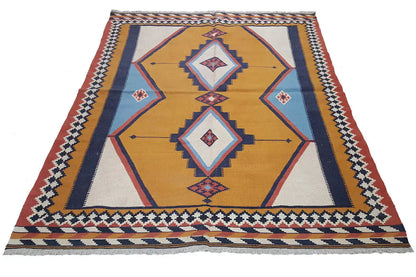  Kilim Qashqai  - 802426 (238x160 cm) - Premium Kelim from German Carpet Shop - Just €359! Shop now at German Carpet Shop