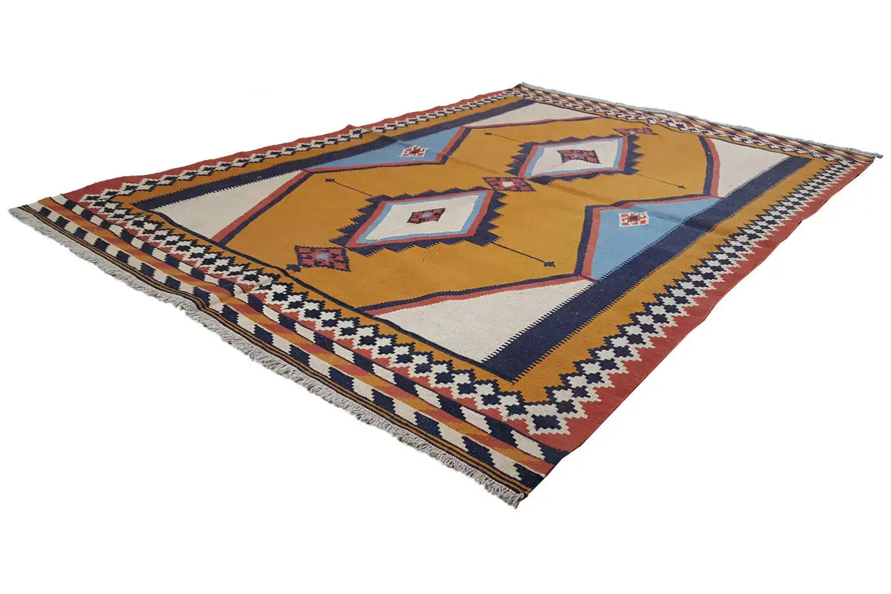  Kilim Qashqai  - 802426 (238x160 cm) - Premium Kelim from German Carpet Shop - Just €359! Shop now at German Carpet Shop