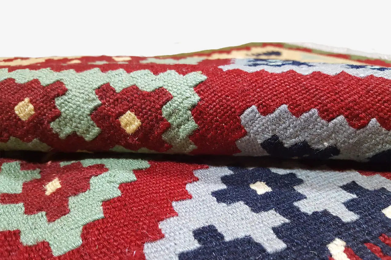 Kilim Qashqai - Multicolor 9500596 ( 149x100 ) cm - German Carpet Shop