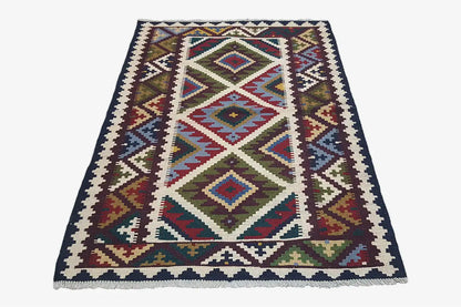 Kilim Qashqai - Multicolor 9500604 159x105 cm - German Carpet Shop