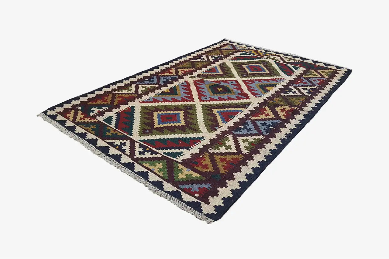 Kilim Qashqai - Multicolor 9500604 159x105 cm - German Carpet Shop