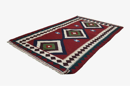 Kilim Qashqai - Multicolor 9500609 163x103 cm - German Carpet Shop