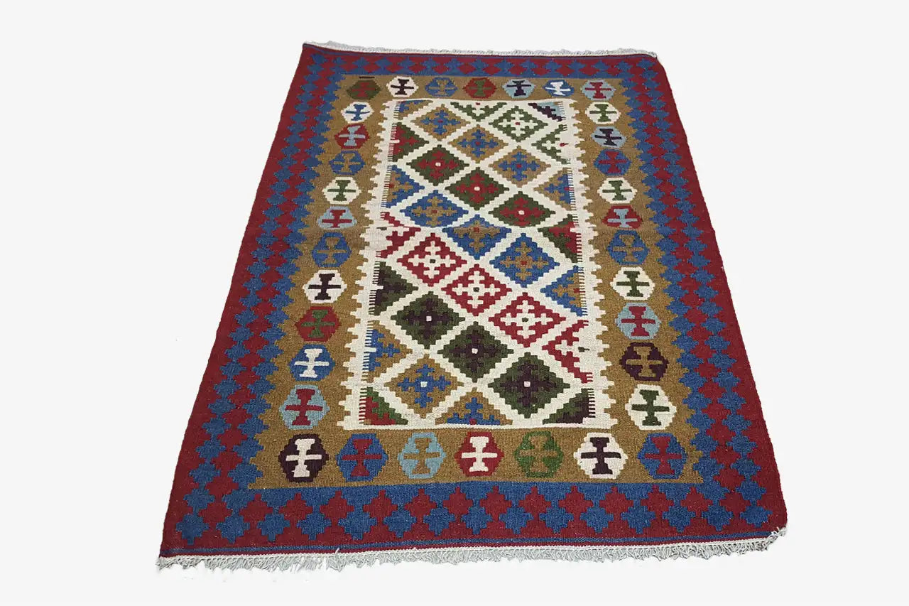Kilim Qashqai - Multicolor 9500610 146x100 cm - German Carpet Shop