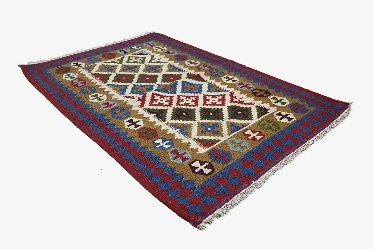 Kilim Qashqai - Multicolor 9500610 146x100 cm - German Carpet Shop
