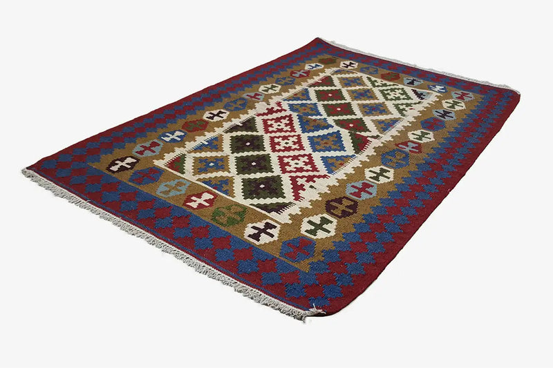 Kilim Qashqai - Multicolor 9500610 146x100cm - German Carpet Shop