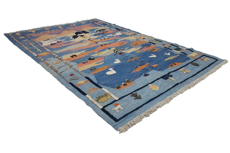 Kilim Qashqai  - 301891 (194x135cm) - German Carpet Shop
